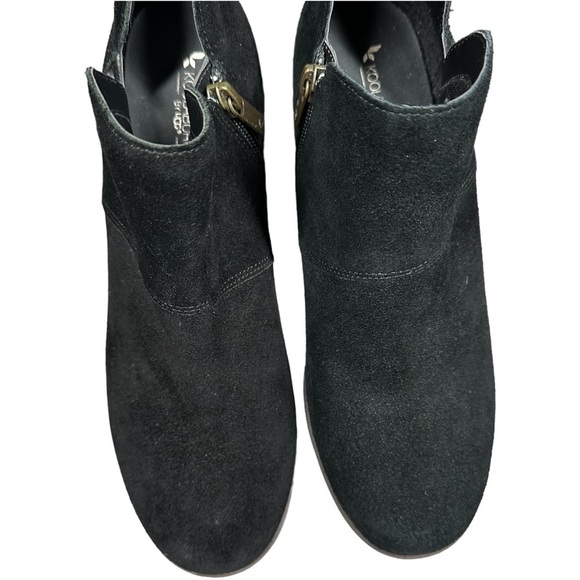 Koolaburra UGG Sofiya Suede Studded Bootie Black Size 8 - Picture 5 of 10